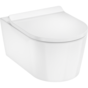 Hansgrohe Elupura S 540 Væghængt Toilet, Uden Skyllekant, Rengøringsvenlig, Hvid