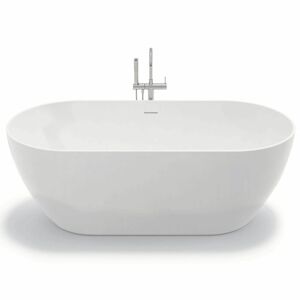 Lavabo Milano Badekar, 170x80 Cm, Mat Hvid