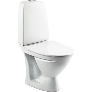 Ifö Sign Kompakt Toilet, Rengøringsvenlig, Hvid