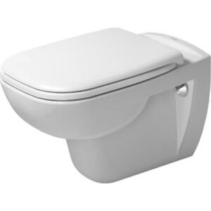 Duravit D-Code Væghængt Toilet, Hvid