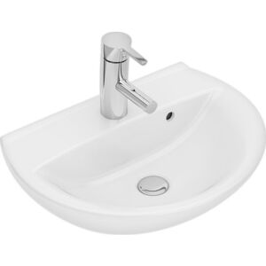 Ifö Spira Håndvask 50 Cm, Buet Forkant (Uden Overløb)