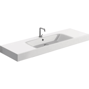 Lavabo Cento 140 Håndvask, 140x45 Cm, Hvid