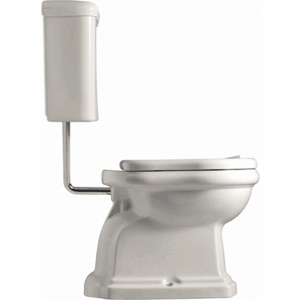 Lavabo Retro Low Toilet, Hvid