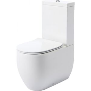 Lavabo Flo Toilet, Mat Hvid