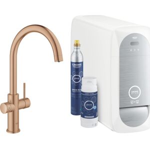 Grohe Blue Home, C-Tud, Startpakke, Børstet Warm Sunset