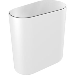 Pressalit Style Toiletspand, 5,1 Liter, Hvid/børstet Rustfrit Stål