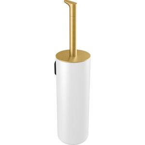 Pressalit Style Toiletbørste, Hvid/børstet Messing