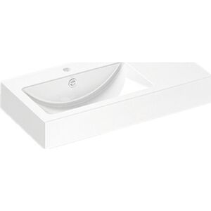 Alape Pr Series Håndvask, 80x40,5 Cm, Venstre, Hvid