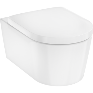 Hansgrohe Elupura S 540 Væghængt Toilet, Uden Skyllekant, Hvid