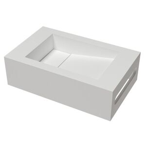 Lavabo Asti Solid Surface 31x50 Håndvask, Hvid