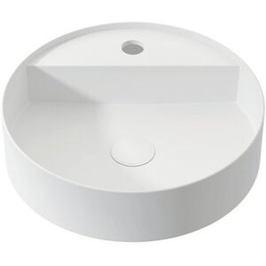 Lavabo Como Solid Surface Ø39 Håndvask Med Hanehul, Hvid