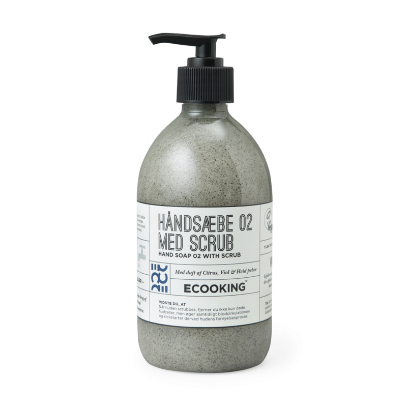 Hand Soap 02 With Scrub 500 ml H&aring;nds&aelig;be