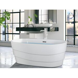 Shower & Design Bañera exenta - 200L - 150 x 72 x 58 cm - Blanco - Acrílico - DOMINIKA