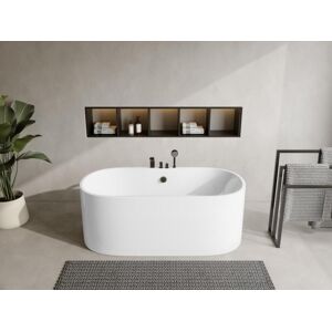 Shower & Design Bañera exenta STEPONA con grifo  - 195 L - 150 x 75 x 58 cm - Blanco