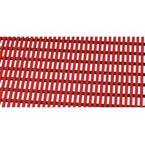 EHA Estera de suelo para ducha y vestuario, PVC blando, rollo de 10 m, anchura 800 mm, rojo