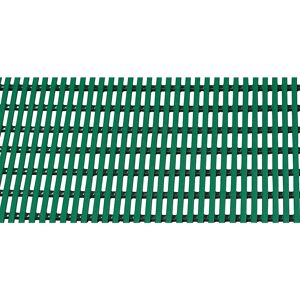 kaiserkraft Estera de suelo para ducha y vestuario, PVC blando, rollo de 10 m, anchura 600 mm, verde