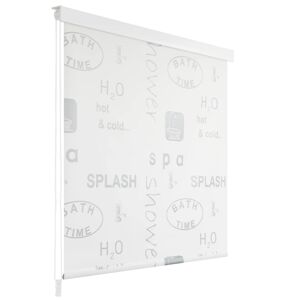 vidaXL Persiana enrollable de ducha Splash 100x240 cm