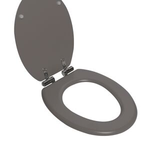 Tapa WC SENSEA Purity oval amortiguada nogal