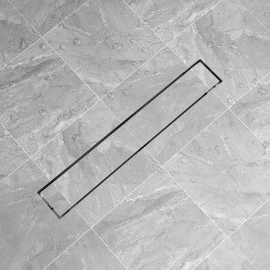 vidaXL Desagüe De Ducha Lineal Acero Inoxidable 730x140 Mm