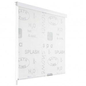 vidaXL Persiana Enrollable De Ducha Splash 100x240 Cm