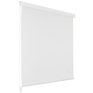 vidaXL Persiana enrollable de ducha blanco 140x240 cm