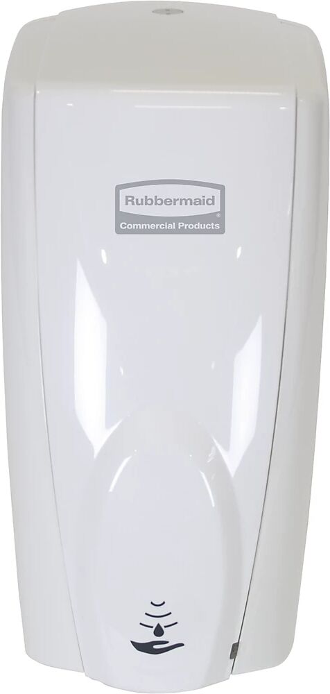 Rubbermaid Dispensador de jabón/desinfectante NO-TOUCH, cantidad de llenado 1,1 l, plástico blanco