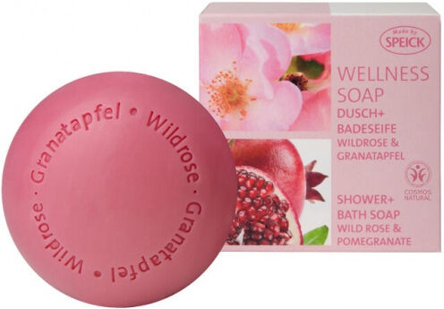 Speick Jabón de ducha y baño Wellness Wildrose & Granatapfel