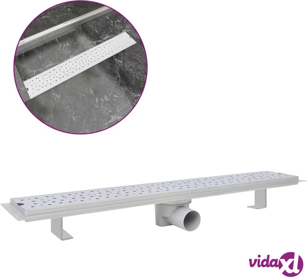 vidaXL Lineaarinen Suihkukaivo Kupla 730x140 mm Ruostumaton Teräs