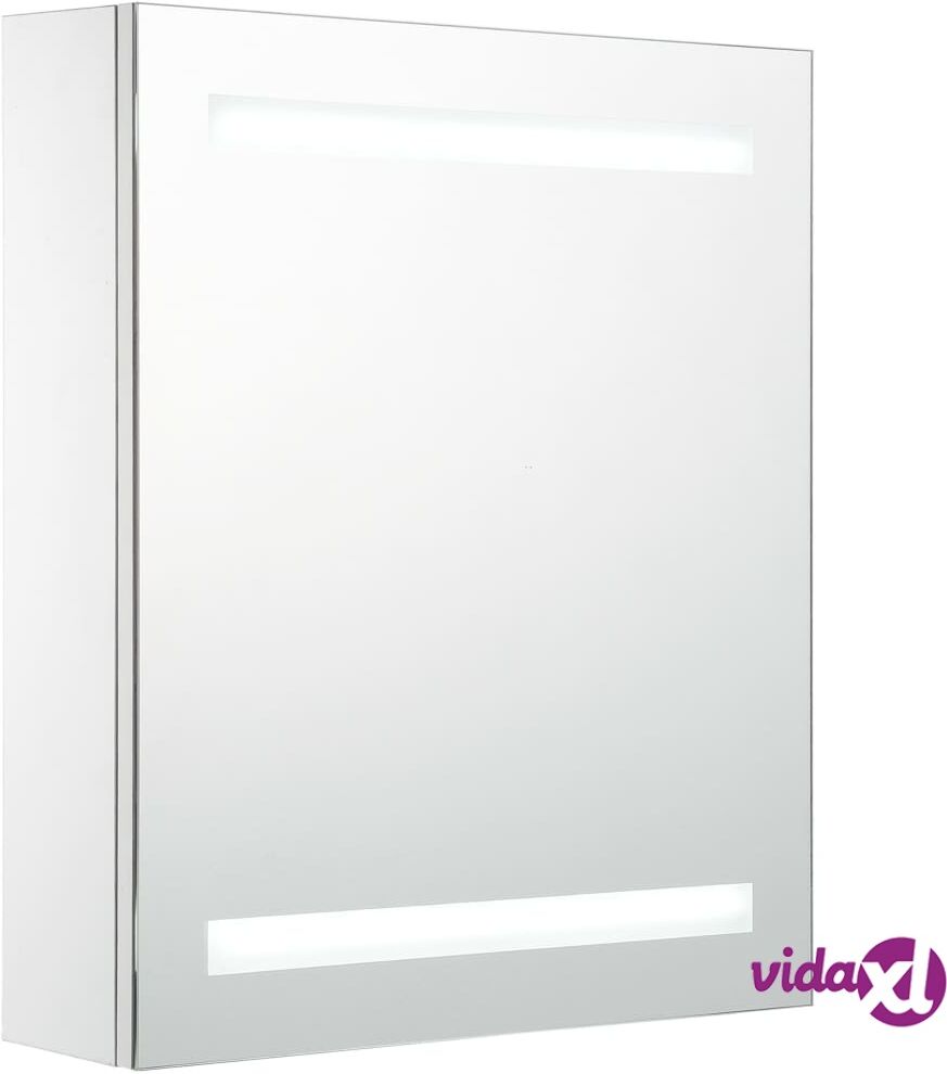 vidaXL LED kylpyhuoneen peilikaappi 50x14x60 cm