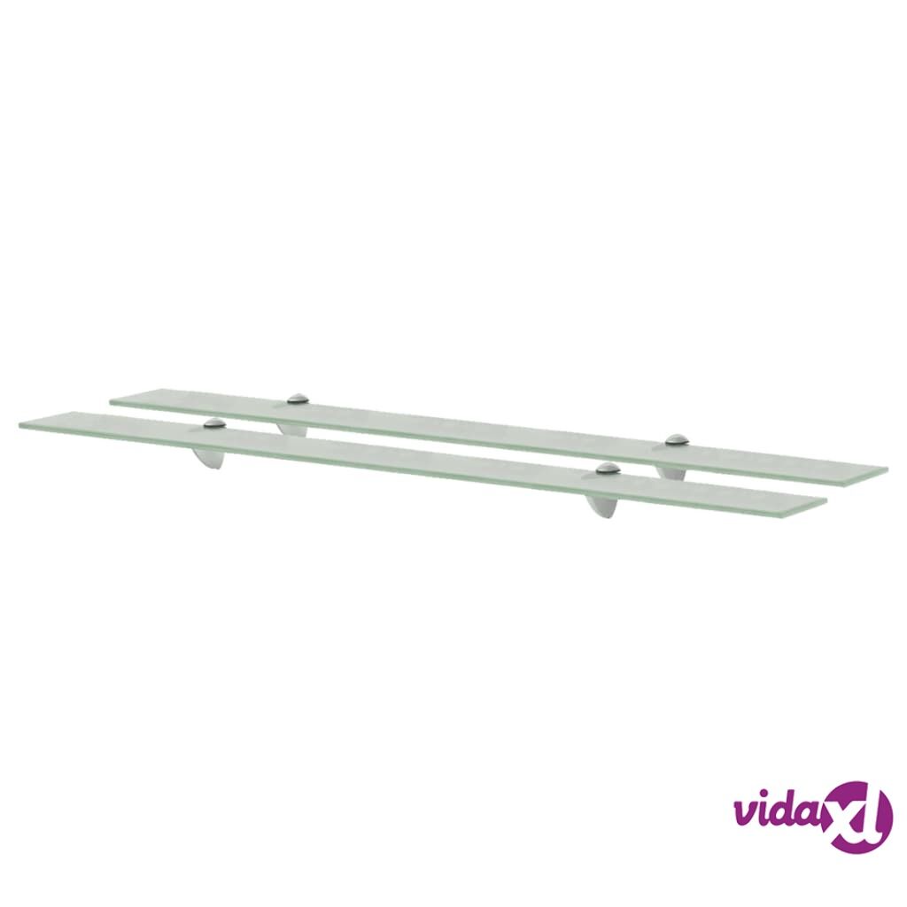 vidaXL Kelluvat hyllyt 2 kpl lasi 100x20 cm 8 mm