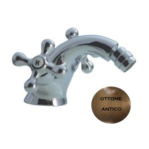 Toscohome Mitigeur de bidet Lecce Barocco en laiton antique