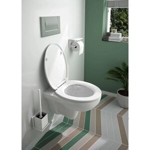 ALLIBERT Abattant WC en thermodur, fermeture progressive et déclipsable KALEO blanc - Publicité