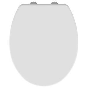 ALLIBERT Abattant WC en thermodur - fermeture progressive - 38,2 x 6 x 47 cm - blanc brillant - Publicité