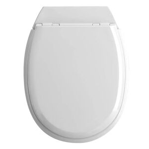 ALLIBERT Abattant WC en bois compressé déclipsable ATLAS blanc - Publicité