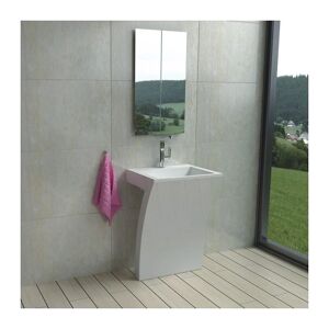 Distribain Vasque Totem design en solid surface Ref : SDPW11