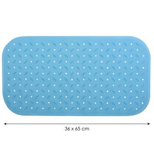 MSV tapis Fond de baignoire antidérapant CLASS 36x65cm Bleu Ciel - Publicité