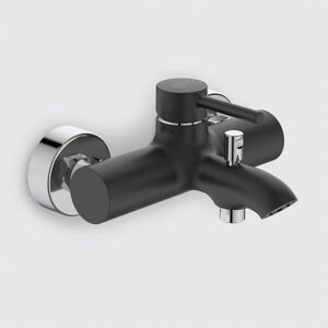 Mitigeur mécanique de baignoire noir mat, IDEAL STANDARD Kolva - Publicité