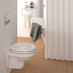 ALLIBERT Abattant WC à fermeture progressive SONGE - Publicité