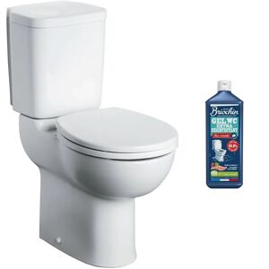 WC à poser PMR sortie horizontale PORCHER Matura 2 + nettoyant - Publicité