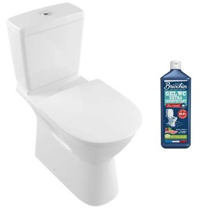 VILLEROY_ET_BOCH WC à poser sortie verticale VILLEROY ET BOCH O.novo avec abattant + nettoyant - Publicité