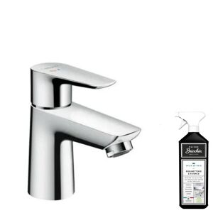 Mitigeur lavabo HANSGROHE Talis E 80 CoolStart sans tirette ni vidage chrome + nettoyant Briochin - Publicité