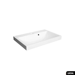 OTITEC Vasque à encastrer avec siphon OFFERT  LEON  Blanc  60 × 6 × 40 - Publicité