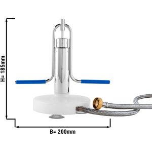 GGM GASTRO - Douche pour récipients & verres avec pied, ventouses & flexible