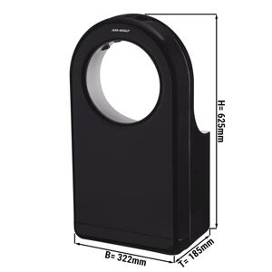 GGM GASTRO - AIR-WOLF Sèche-mains avec capteur infrarouge - ABS noir