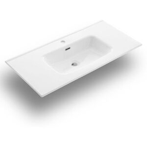 TFT Home Furniture - Vasque à encastrer Giotto 1 blanche - 91x46.5 cm Blanc - Publicité