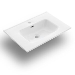 TFT Home Furniture - Vasque à encastrer Cesare blanche - 71x46.5 cm Blanc - Publicité