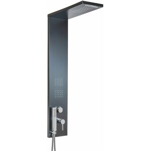 TFT Home Furniture - Colonne de douche sihla noire - 20x50x110 cm Noir - Publicité