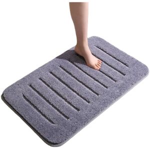 XINUY 1pc Tapis De Bain Antidérapant simple,Tapis Salle de Bain Moelleux,Absorbant l'eau,Lavable en Machine,Tapis de Douche,40x60 cm - Publicité