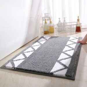 XINUY 1pc Tapis De Bain Antidérapant,Tapis Salle de Bain Moelleux,Absorbant l'eau,Lavable en Machine,Tapis de Douche,50x80 cm - Publicité