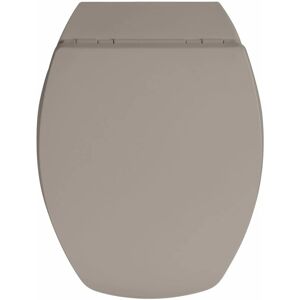 ALLIBERT Abattant WC en bois compressé BACCARA 2 taupe foncé - Taupe foncé - Publicité